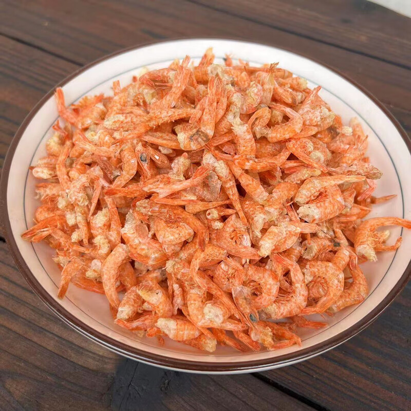 哺食旺六安特产去头小河虾干货稻田虾干虾子红虾干农家淡水虾皮烤虾