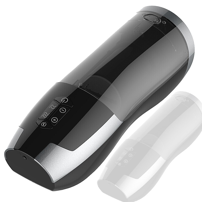 日本 自动飞机杯男用多频率伸缩活塞男性智能恒温加热男茎按摩  多频