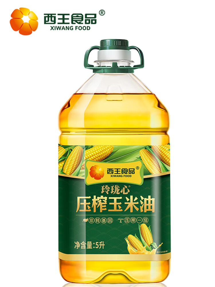 西王食品（XIWANG FOOD）西王粮油玉米油4.06L非转基因物理压榨玲珑心5L植物油 5L