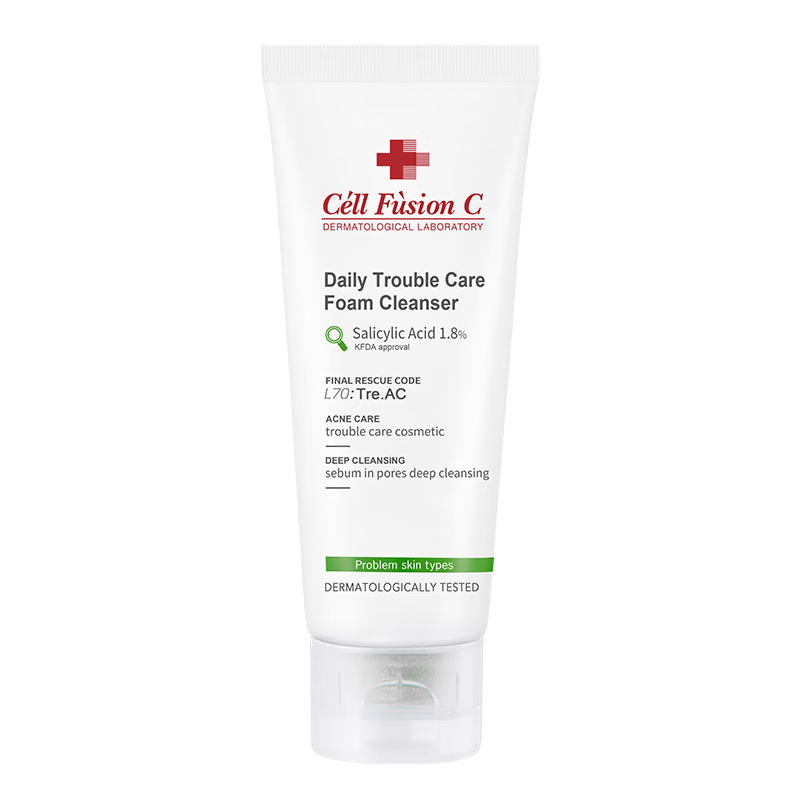 秀肤生(cell fusion c)净肤洁面乳氨基酸面部去油深层温和清洁