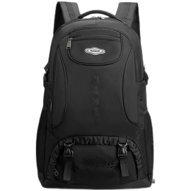 百亿补贴:酷咖双肩包男新款背包85升大容量旅行包旅游行李包 黑色【增强加大版】59.86元