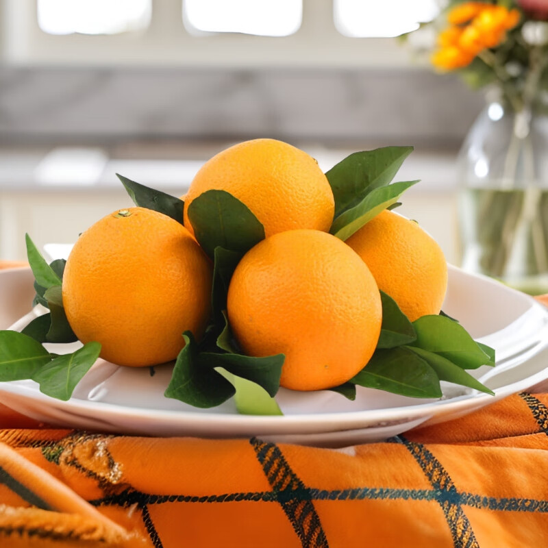 秭归原产脐橙新当季水果整箱现摘现发 多汁应季生鲜 精选5斤中大果