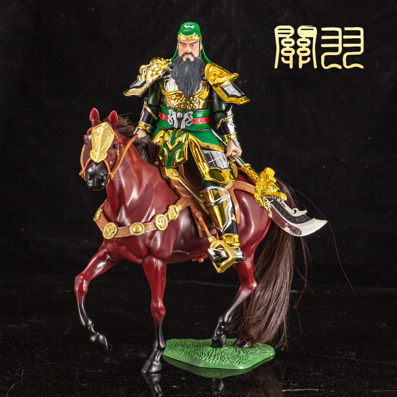 猎瑞三国演义手办赵云关羽张飞诸葛亮手办五虎上将模型摆件可动兵人偶