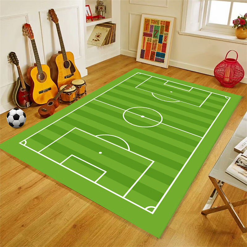 亲子房地垫足球场篮球场运动装饰地毯卡通儿童房男孩幼儿园亲子地 足