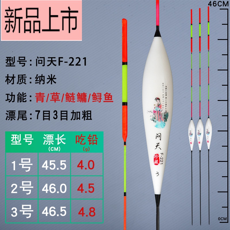 大吃铅量浮漂远投大物巨物鱼漂纳米加粗醒目深水矶钓滑漂鲢鳙浮漂垂钓