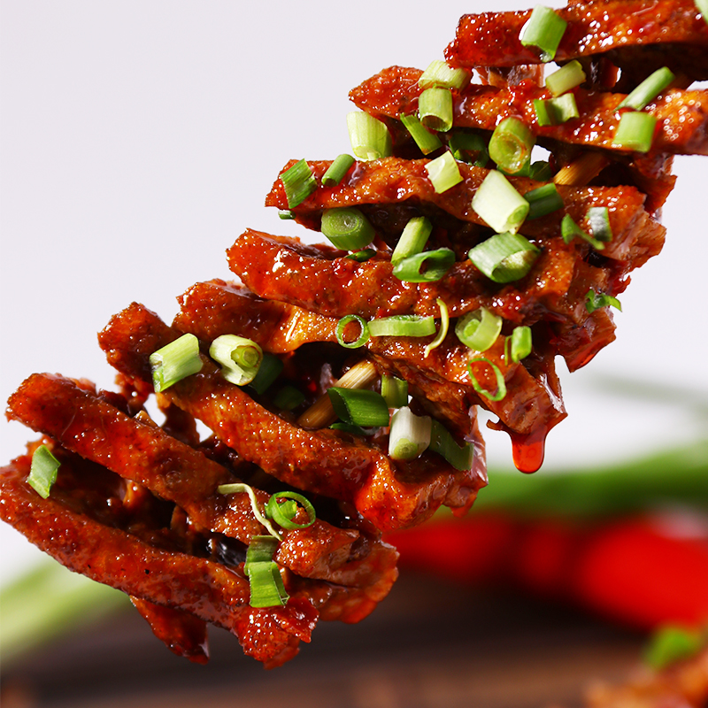 卤豆干正宗湖南邵阳特产武冈洞口豆腐干邱记卤菜拉丝兰花干串香干 不