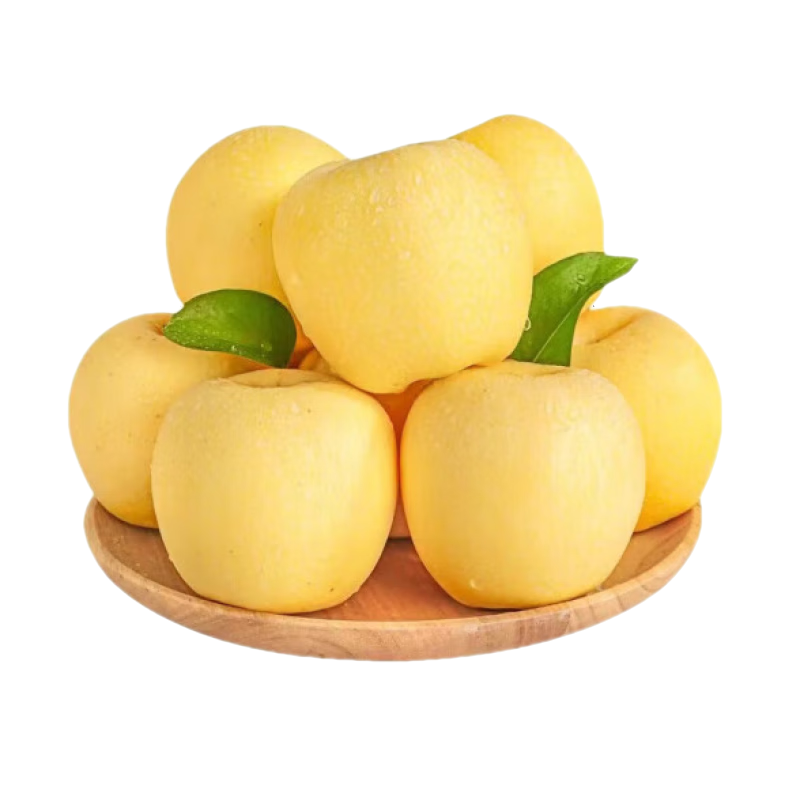 JINGGE 京格 黄金维纳斯苹果 新鲜奶油苹果脆甜多汁雀斑糖心丑苹果礼盒 3斤