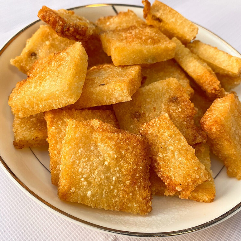 四川广安重庆特产香麻糯米糍粑块花椒盐味油炸早餐咸味糍粑2斤装好