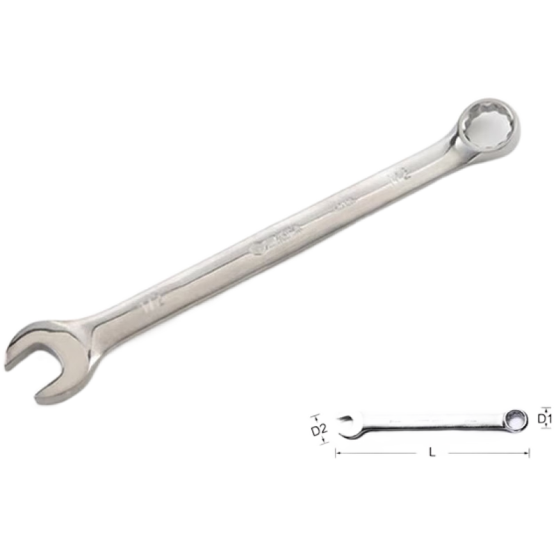 世達(dá)（SATA）英制兩用扳手梅花開口雙頭死板子SATA英制工具梅開兩用呆扳 40104/英制7/16