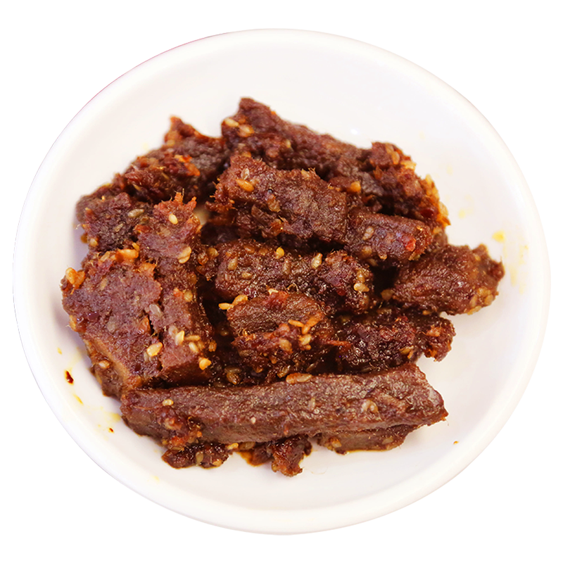 恒都麻辣牛肉100g*5袋 休闲零食肉干肉脯独立小包装