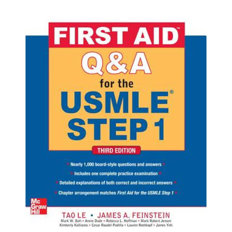 First Aid Q&A for the USMLE Step 1, Third Ed...