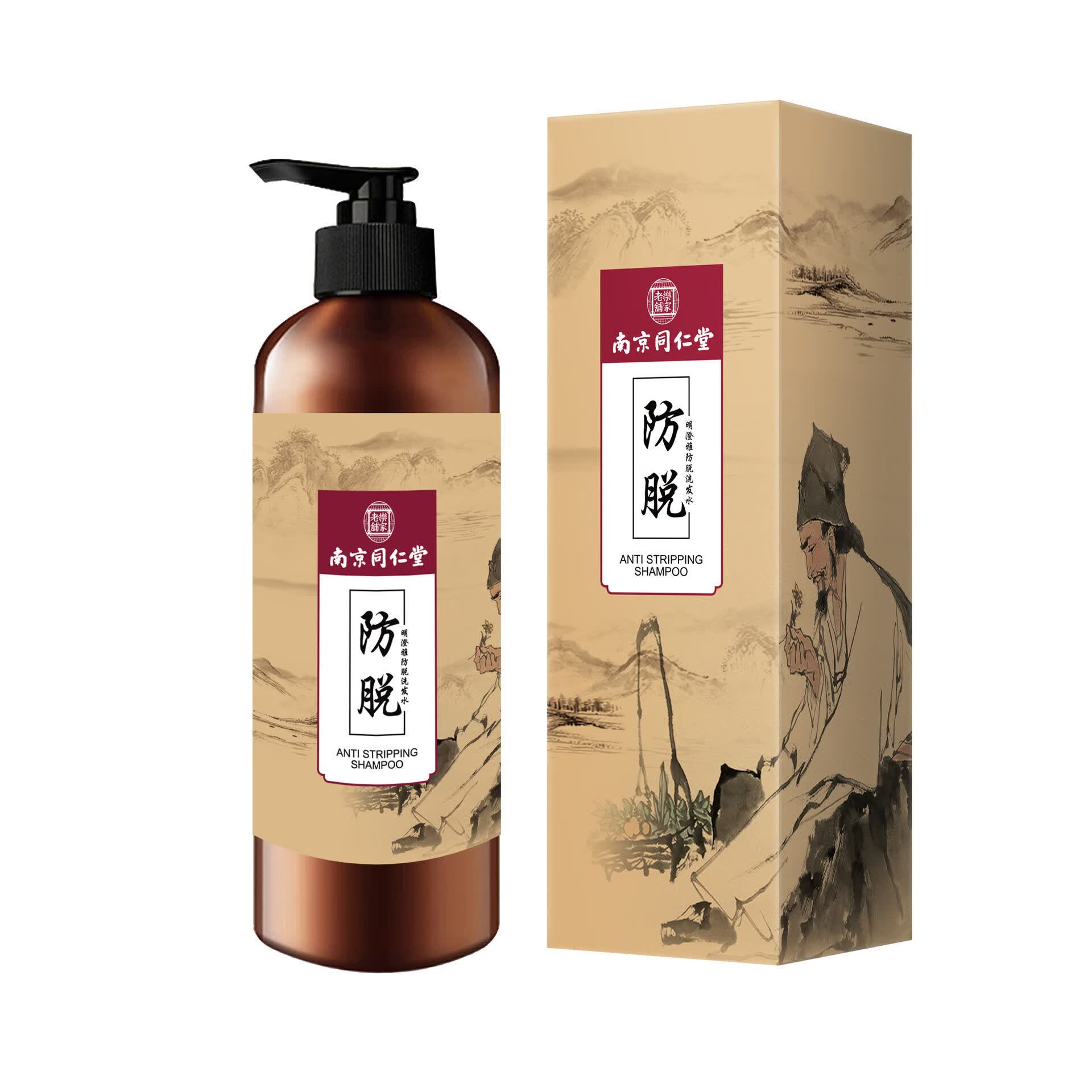 防脱发洗发水育发增发液控油蓬松密发洗头膏露 500ml 一件