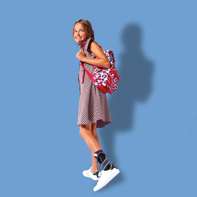 THUASNE法国途安进口硬支撑护踝 崴脚内外翻韧带损伤撕脱性骨折固定防护 蓝灰色 2号M(22cm-26cm)