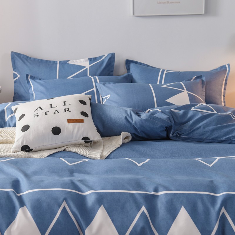 多兰诗(Duolanshi)春秋磨毛四件套 斜纹印花卡通套件被套床单宿舍四季床上四件套 洛特 1.2米 床单款 /被套150*200 三件套