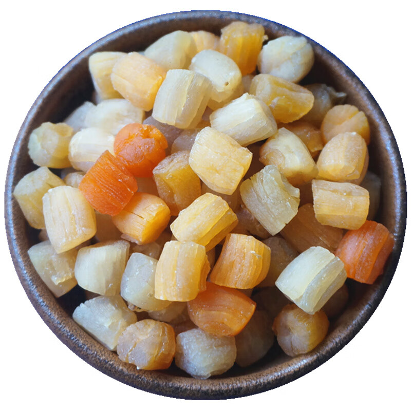 蚁淘鲜淡干干贝500g 大号瑶柱海鲜干货扇贝干特产海产品煲汤食材干货