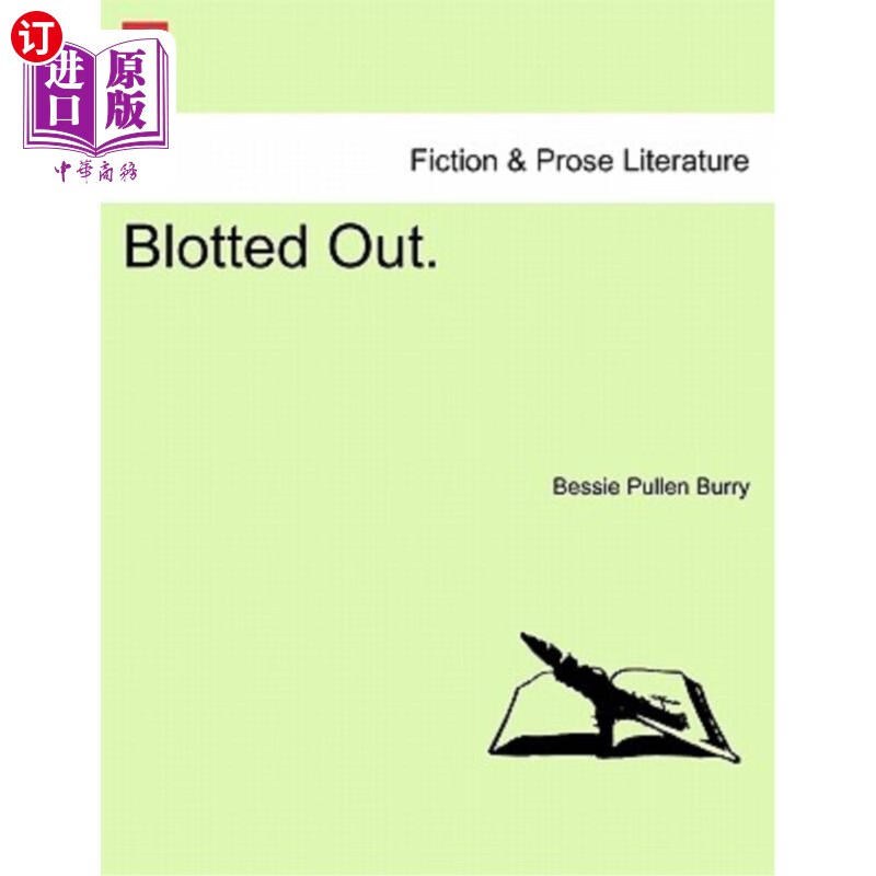 海外直订blotted out. 涂抹.