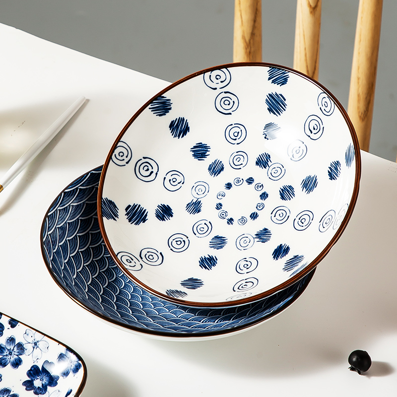 三,美厨日式釉下彩陶瓷盘碟子网友对比评测