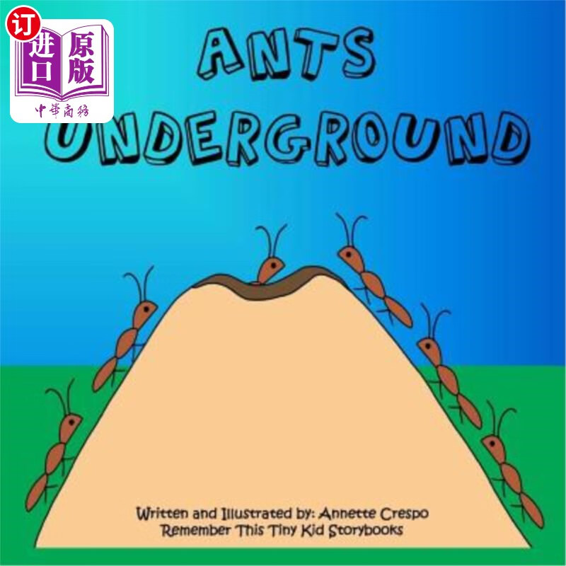 海外直订ants underground 蚂蚁的地下