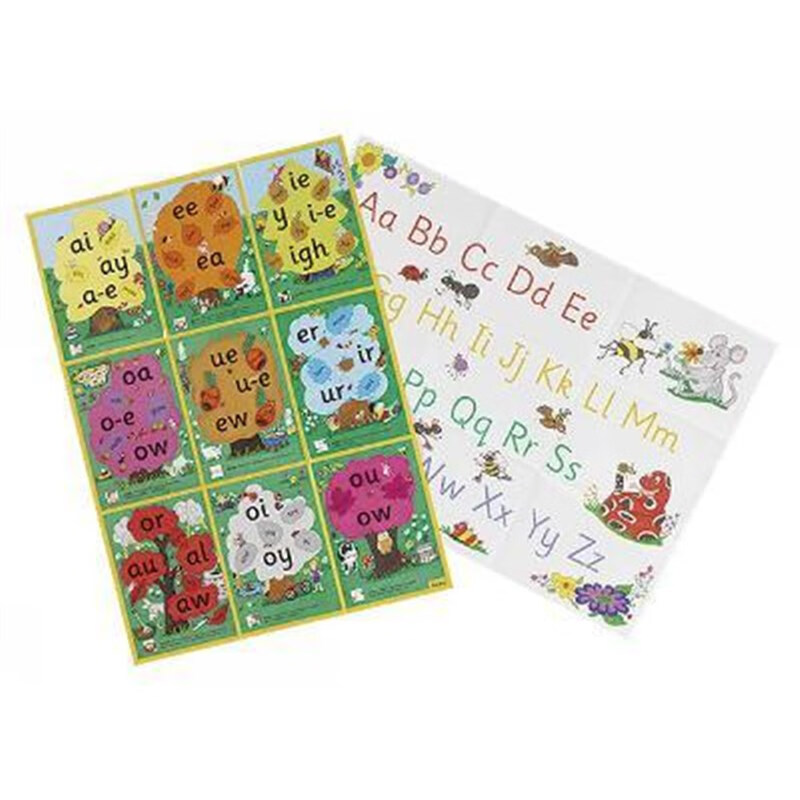 预订jolly phonics alternative spelling & alphabet posters