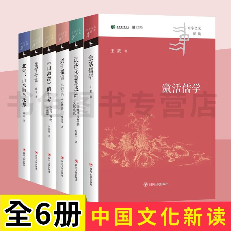 可选 中华文化新读全套 激活儒学+兴于微言+山海经+儒学今读+北宋+沉沙无意却成洲 全套6册