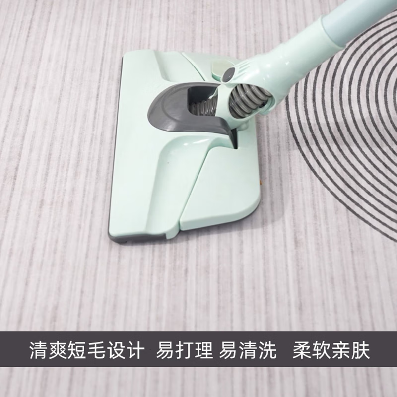 布迪思 地毯客厅地毯卧室高级感日式隔音毯现代极简轻奢满铺侘寂风定制 烟雨 140*200CM