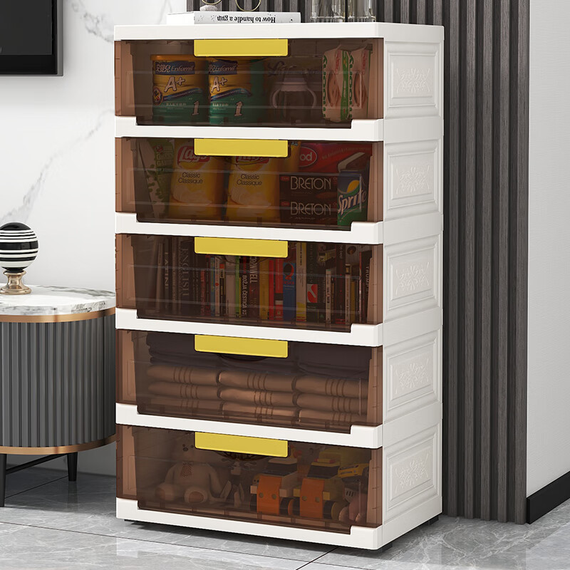 塑料鞋柜 透明鞋柜 鞋柜简约  有轮移动鞋柜入户门口收纳柜塑料家用