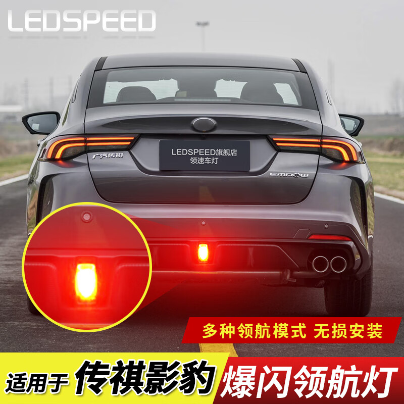 LEDSPEED領(lǐng)航燈模塊適用傳祺影豹改裝行車(chē)呼吸剎車(chē)爆閃尾燈巡航后杠燈 傳祺影豹 領(lǐng)航燈模塊6模式+剎車(chē)爆閃 單個(gè)價(jià)