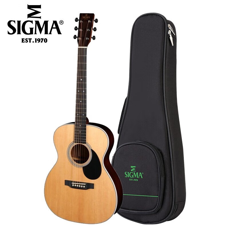 马丁（MARTIN）sigma 西格玛系列OMR-1ST+吉他单板民谣OM型旅行小吉它木吉他云杉玫瑰木背侧亮光原声款40英寸