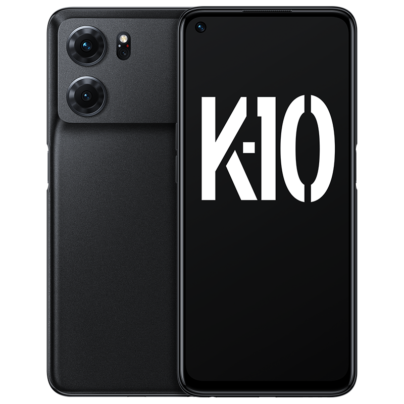 OPPO K10 暗夜黑 8GB+256GB 天玑 8000-MAX 金刚石VC液冷散热 120Hz高帧变速屏 旗舰5G手机 1799元