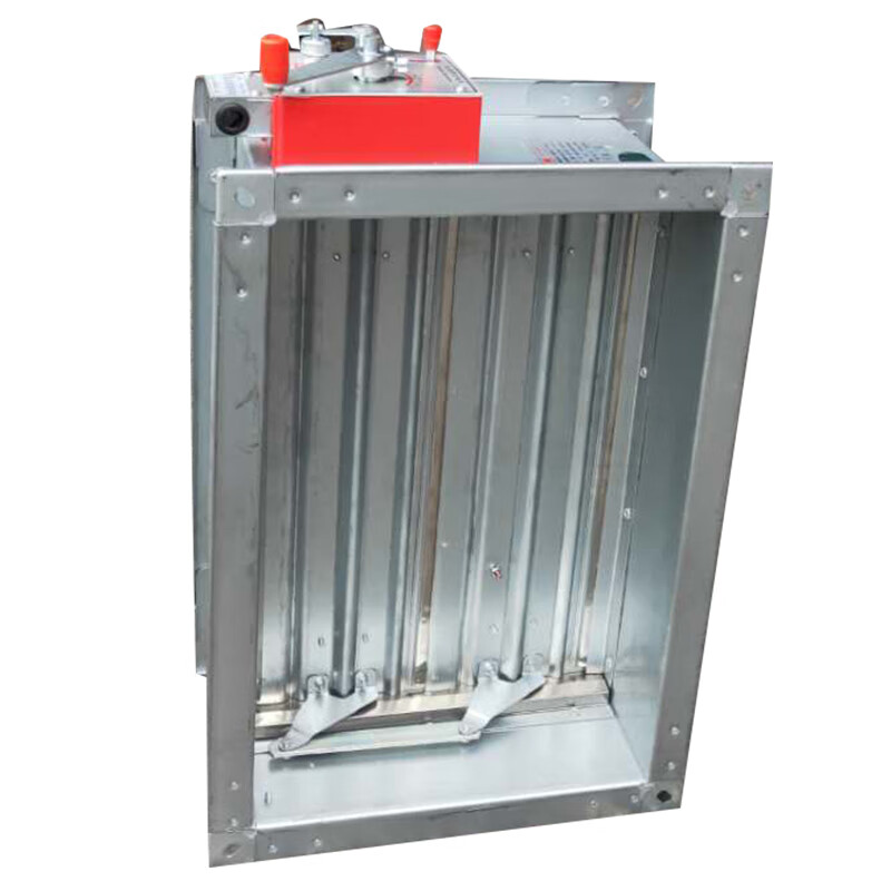 证消排烟镀锌共板多页风量调节阀 70度电动防火阀600*400