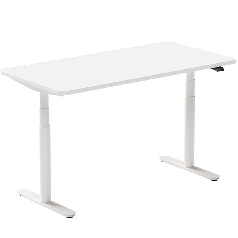 Brateck 北弧 双电机电动升降桌 电脑桌 站立办公升降桌 升降台 T1白1.2米