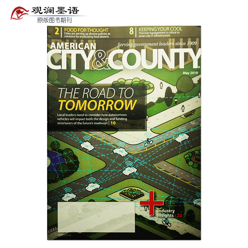 【单期可选】American City&County 2019/20年月刊 美国城市乡村杂志 2019年5月刊