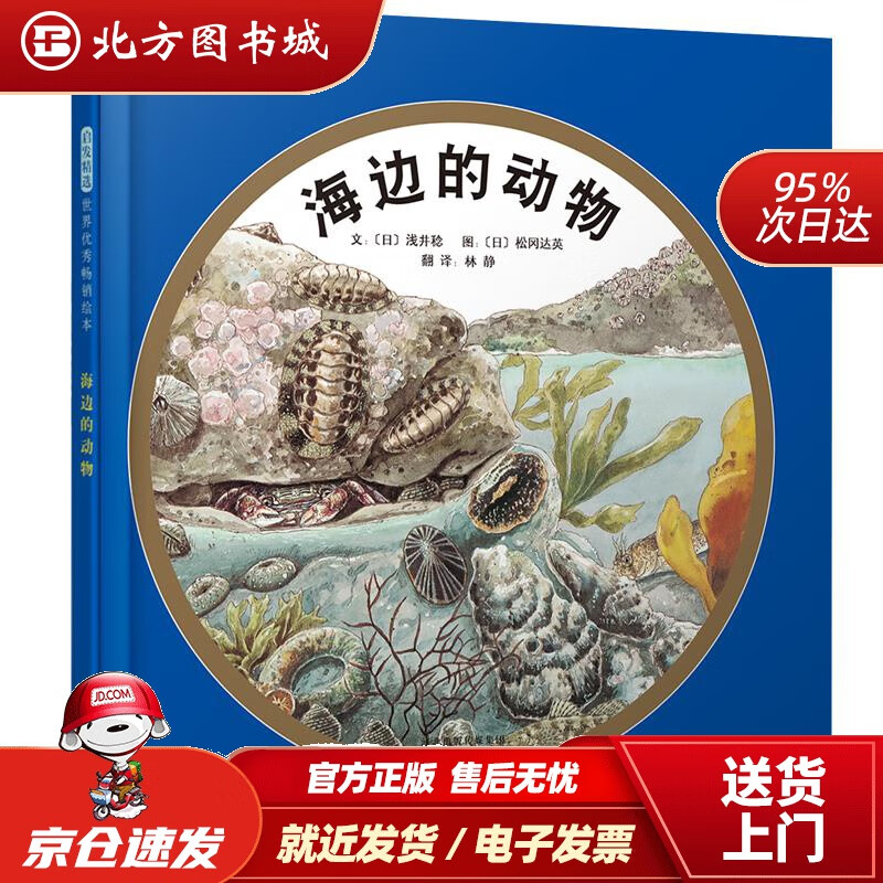 【正版现货】海边的动物（启发童书馆出品）浅井稔,松冈达英,林静河北教育出版社 北方图书城
