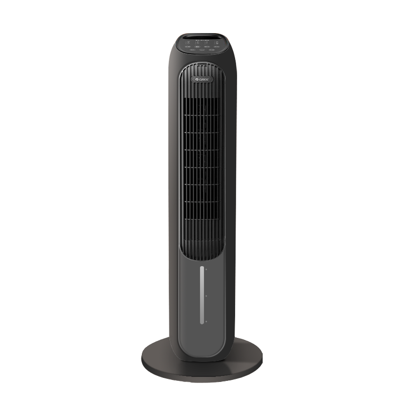 格力（GREE）取暖器家用冷暖两用空调扇水冷风扇立式塔扇冷风机大功率遥控暖风机电暖器暖气机摇头电暖气 （曜石黑）KS-04S66RDg