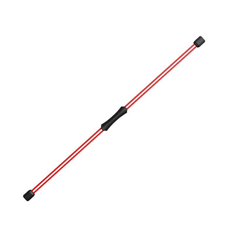 宏太臂力棒训练棒多功能弹力棒燃脂震颤健身甩脂棒 黑红色