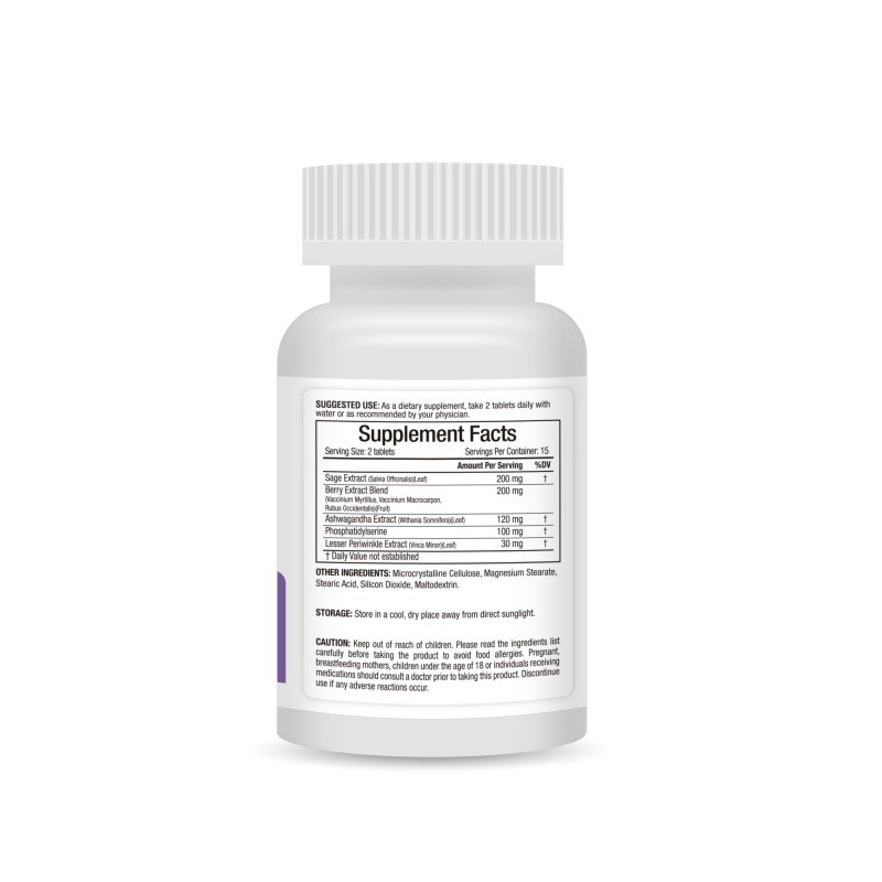 SPRUTRITION美国SPRUTRITION云杉脑灵素营养大脑调节神经改善睡眠保健新品 30粒*10瓶