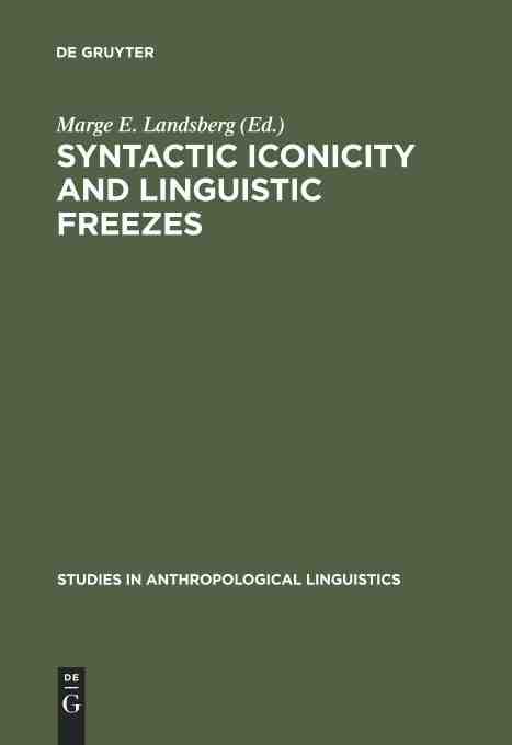 预售 按需印刷 syntactic iconicity and linguistic freezes