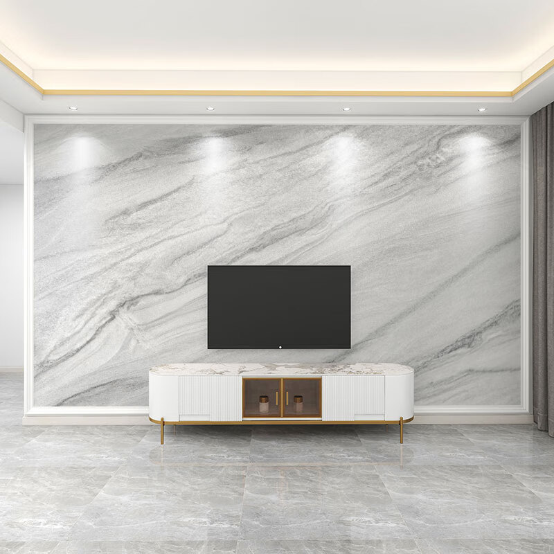 山头林村石头布自粘墙布 现代简约仿大理石纹自粘墙纸电视背景墙壁纸