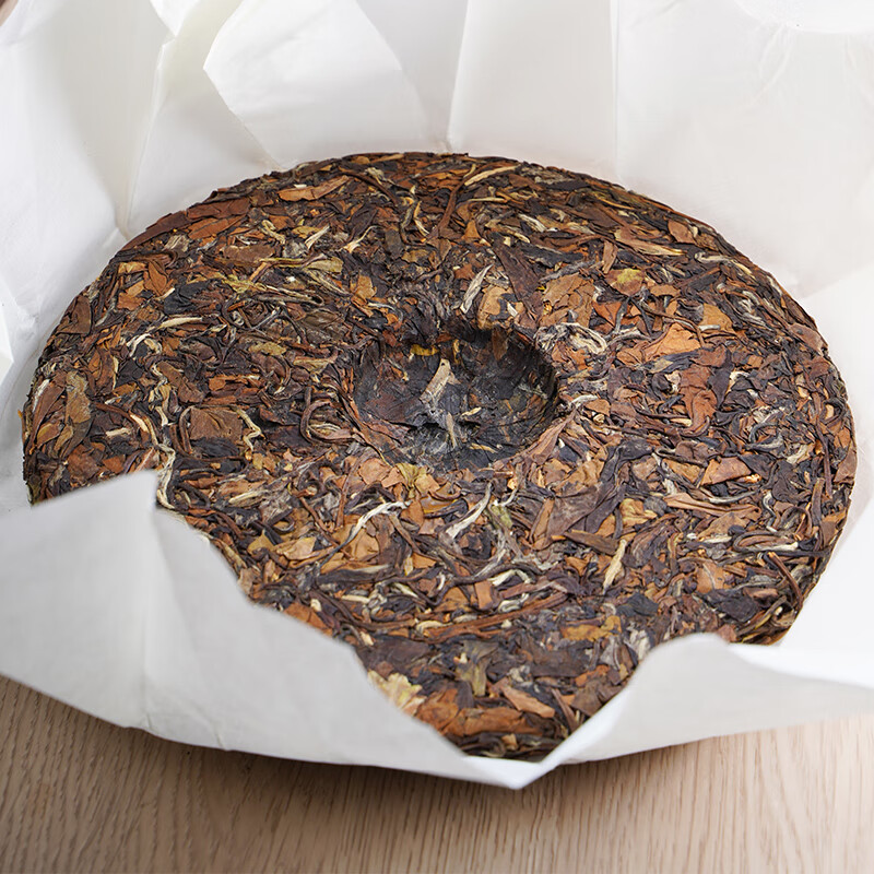 皇茅福鼎白茶茶叶2016年老白茶紧压白茶饼老寿眉可泡大份量装眉饼自然