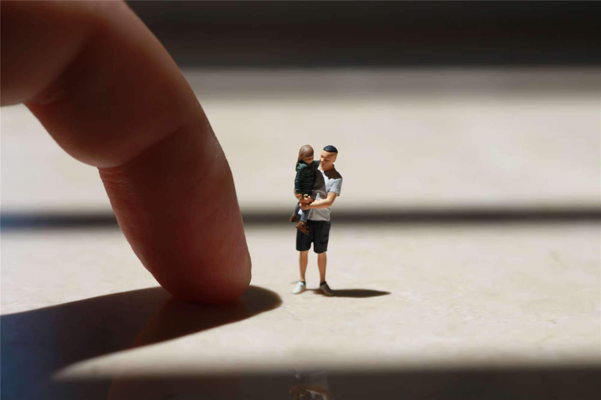 好沐音(haomuyin)1/87微缩景观人偶1/64车模场景小人微距摄影人物子