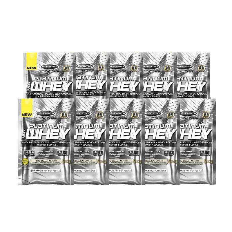 肌肉科技六星蛋白增肌粉小袋装健身纯whey乳清蛋白质粉便携试用装