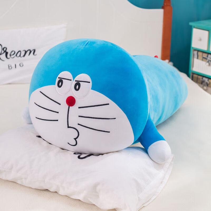 哆啦a梦抱枕长治愈系公仔叮当猫玩偶毛绒大布娃娃动物玩偶公仔 亲亲款