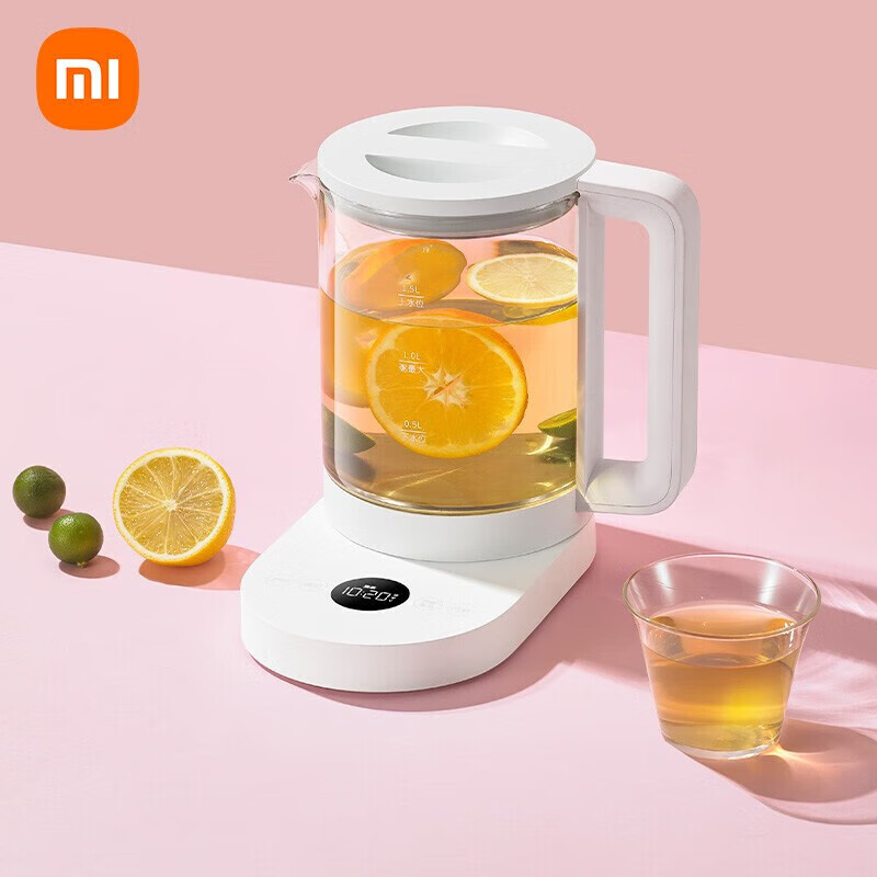 小米智能养生壶 电热水壶 大加热功率 多档火力调节 安全防干烧 米家