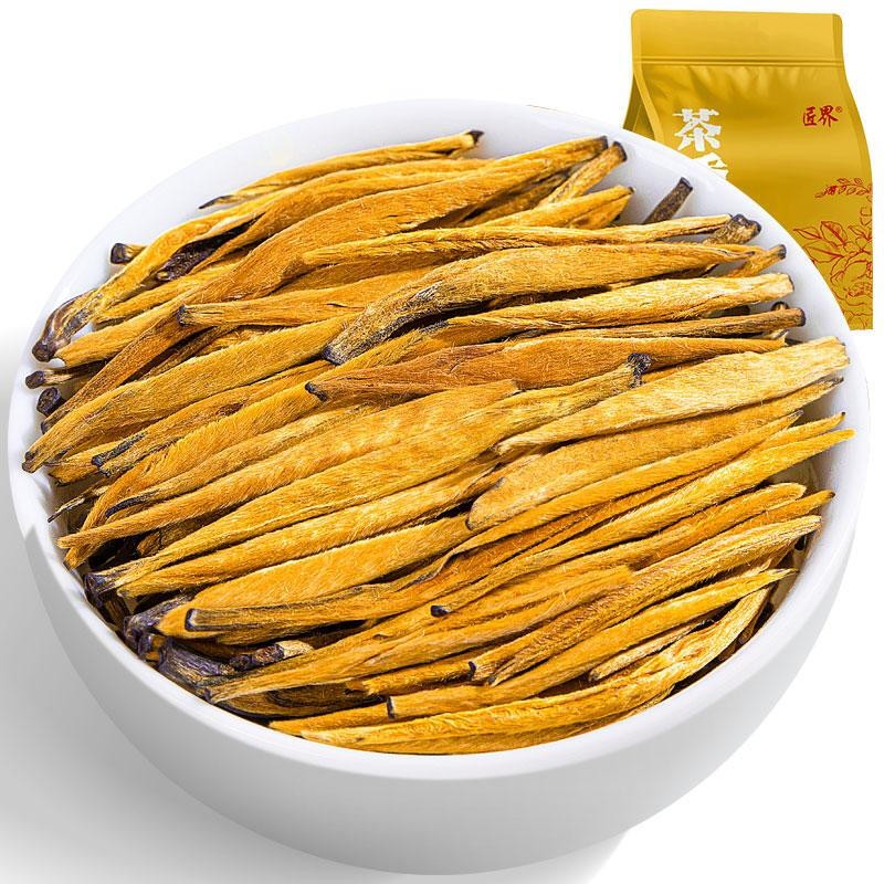 匠界 茶叶红茶 滇红金针新茶春茶蜜香滇红茶大金针大金芽蜜香型袋装