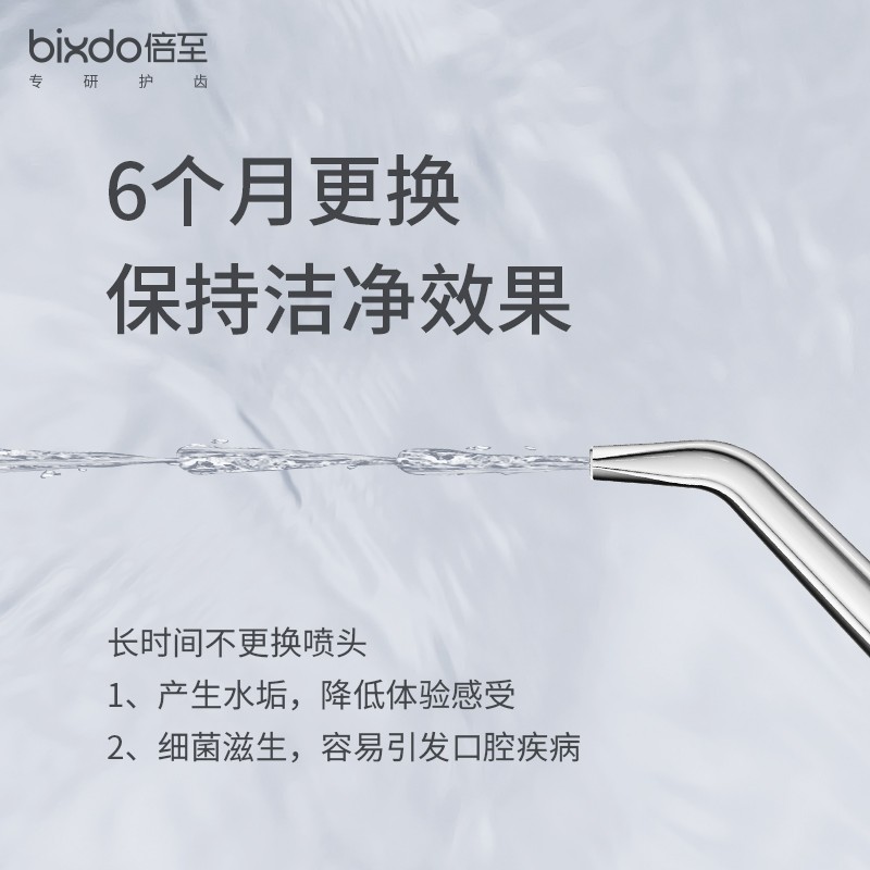 倍至（bixdo）冲牙器 （仅适用于P50/P51机型）标准喷头2支装NZ-P01