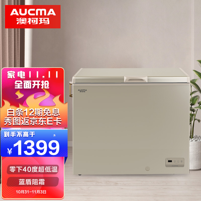 澳柯玛（AUCMA） 203升零下40度超低温冰柜  深海海鲜 电脑控温 家用商用大容量冷柜 BC/BD-203FNE