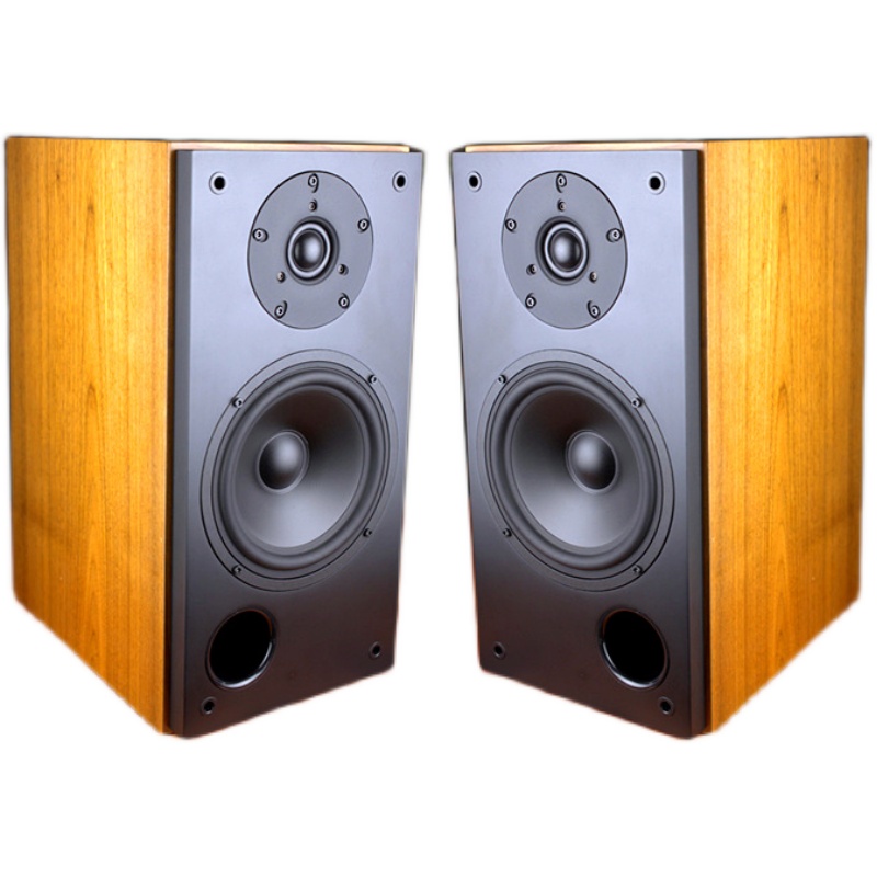 5吋 vifa单元 两分频hifi书架箱音箱 胡桃木色