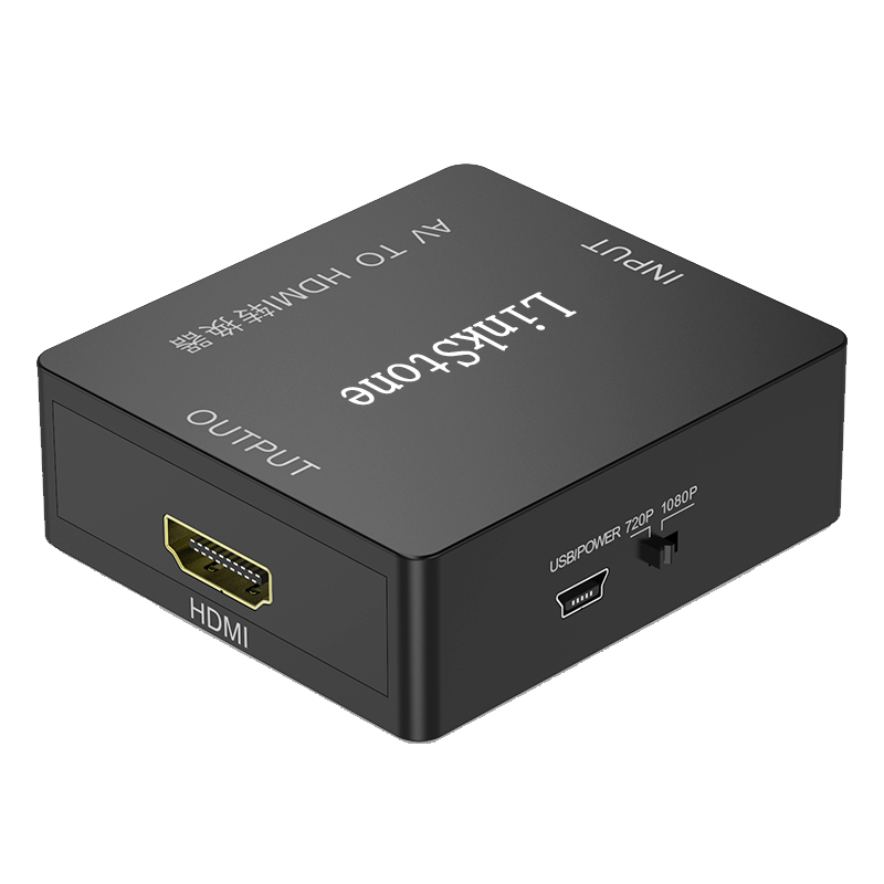 ���� AVתHDMI��ת���� 3RCA����ͷתHDMIת����USB���� AV�ӿ�ת������Ϸ��������DVD�������ӵ���