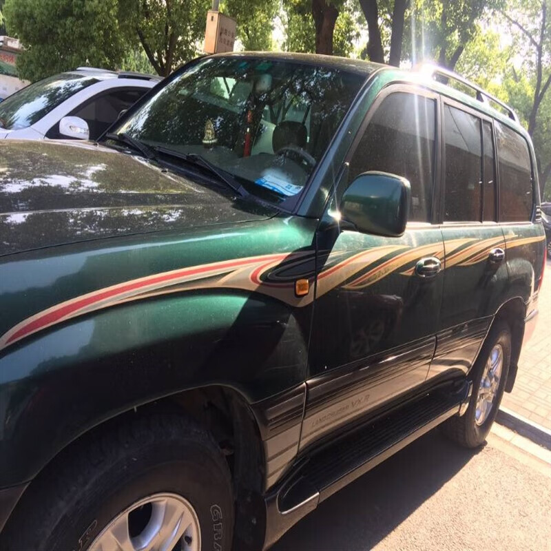 曼影(manying)98-07老款兰德酷路泽4700车身拉花贴纸 陆巡4500 彩条