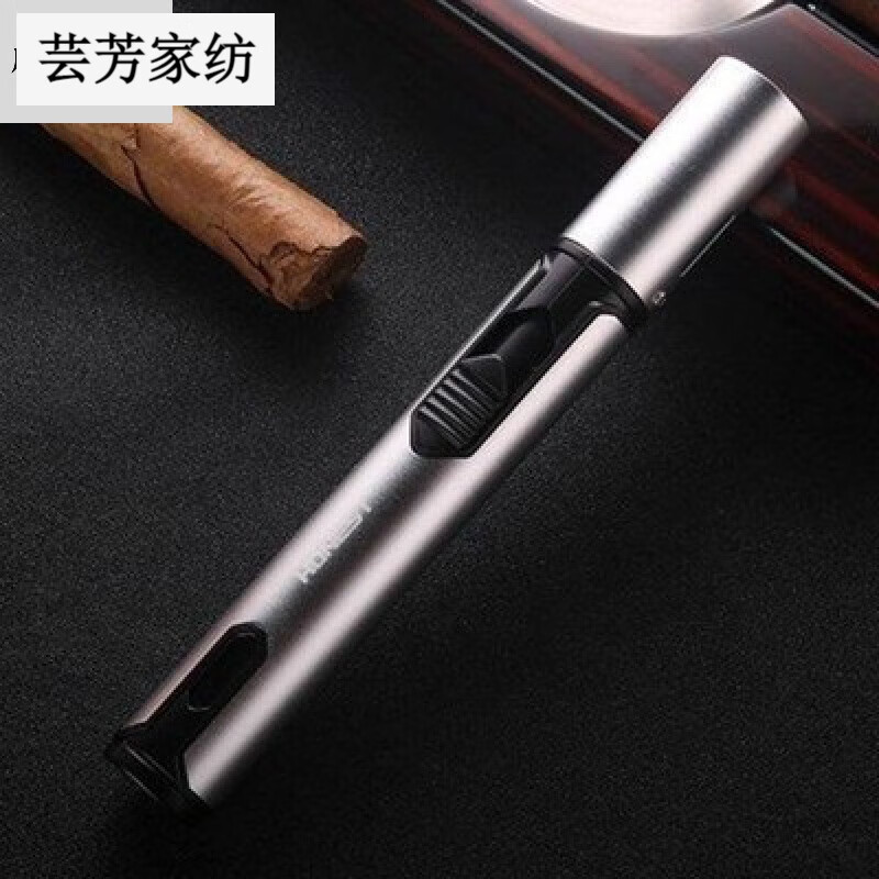 防身防狗神器喷火女生小巧户外电子充气打火机防风直冲笔式焊枪喷